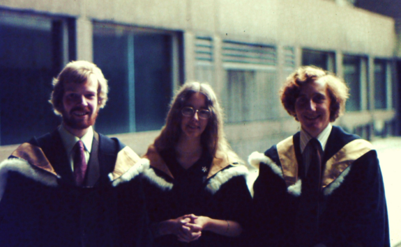 Graeme on graduation day